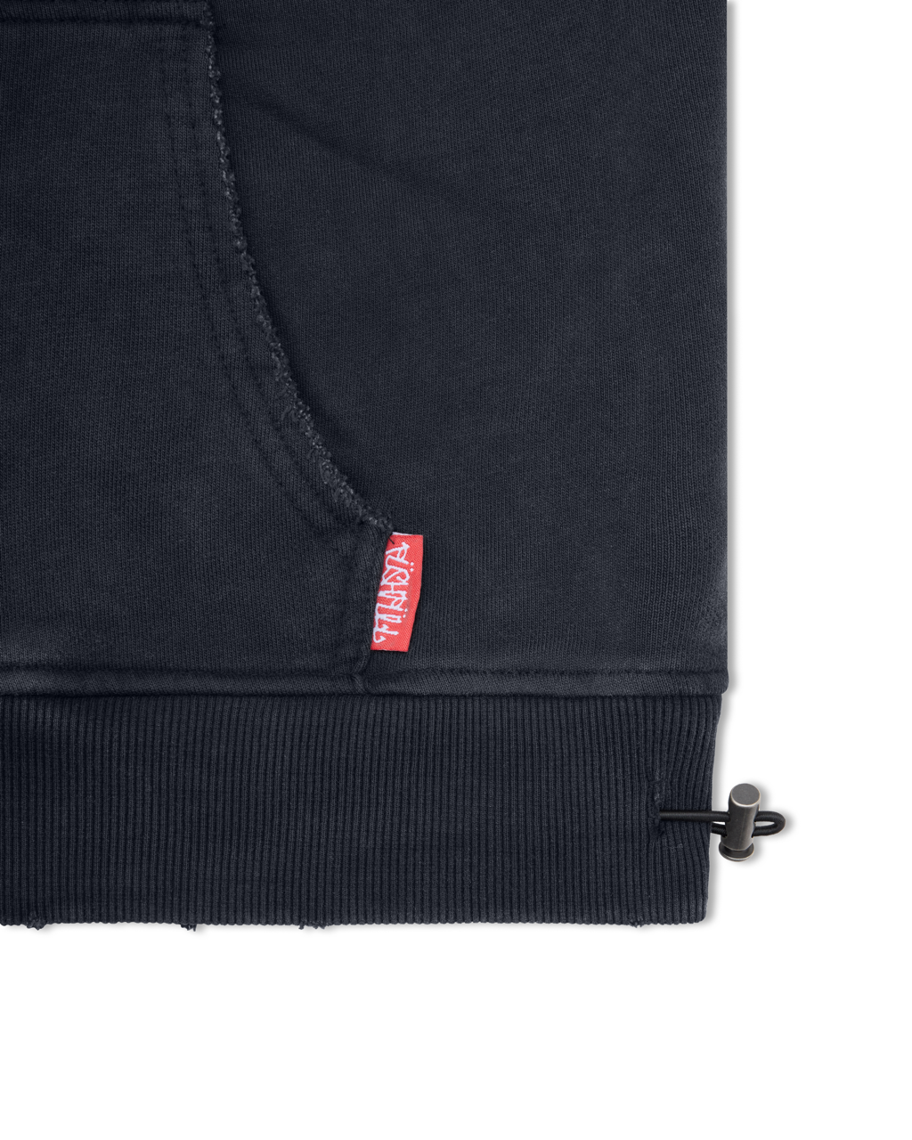 VINTAGE BLACK CAMO SMILEY HOODIE