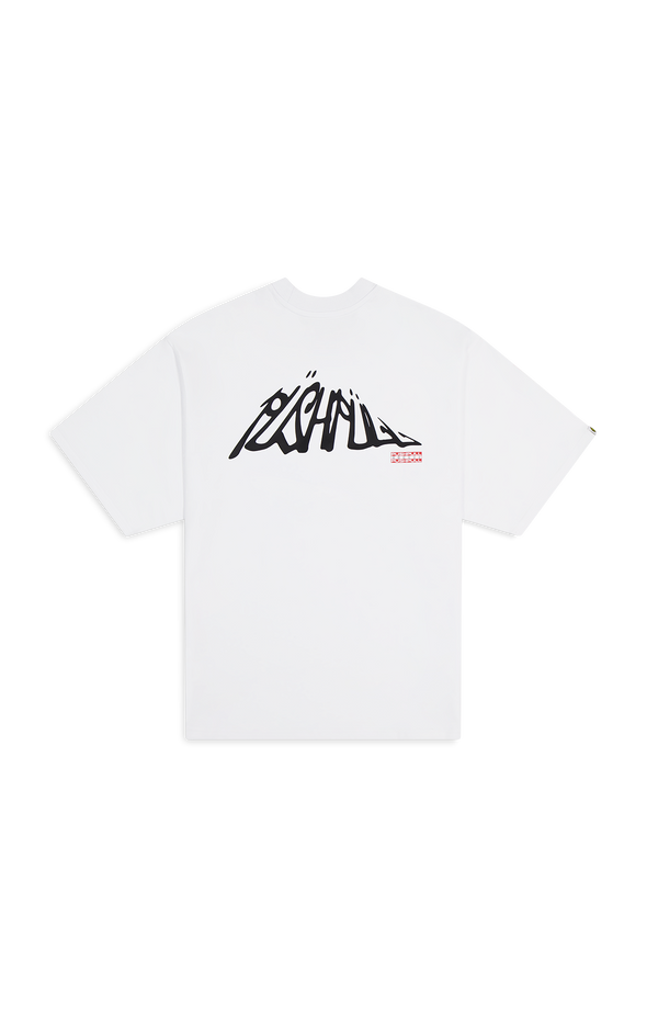 WHITE CALLIGRAPHY TEE