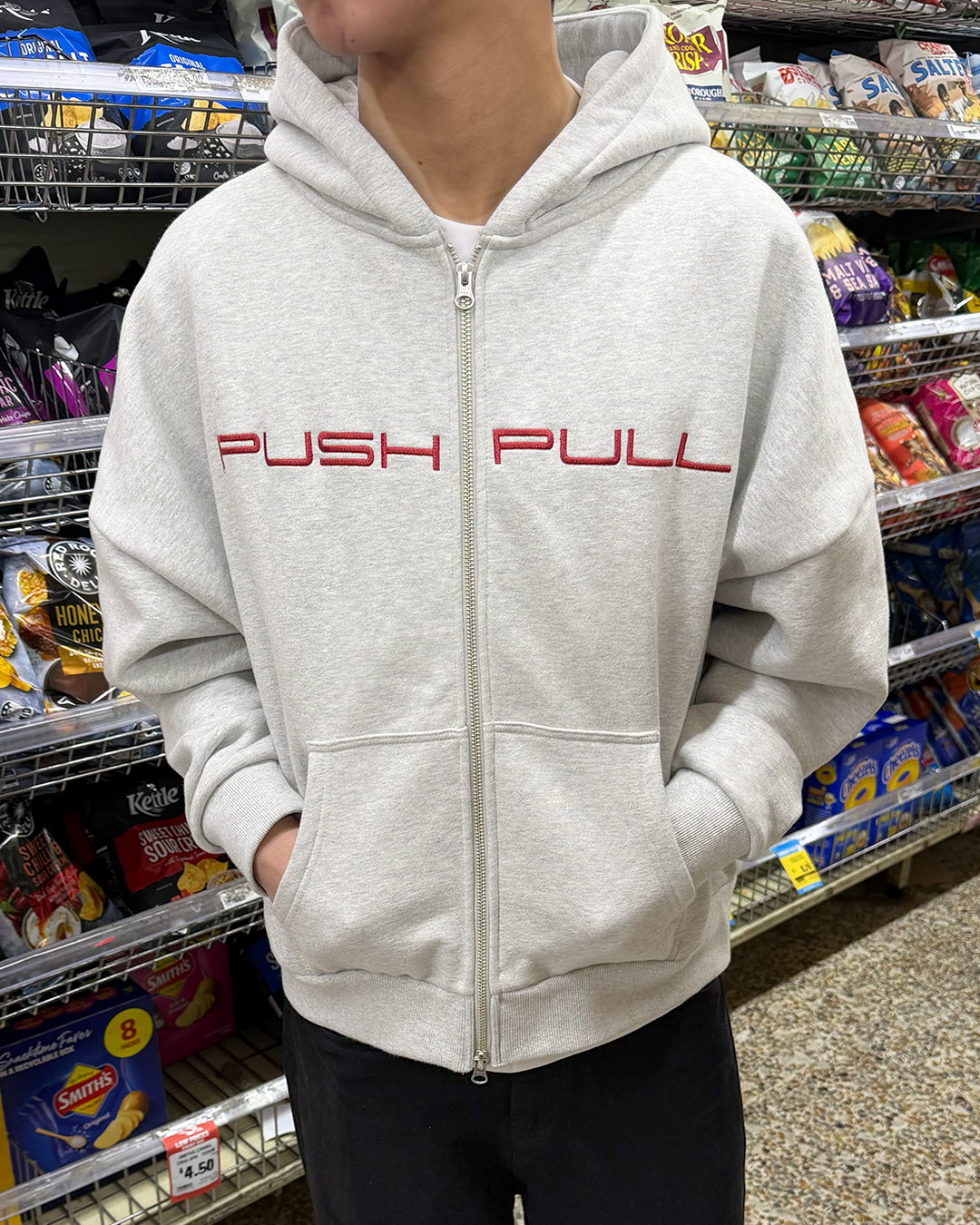 PP SPELLOUT ZIP HOODIE