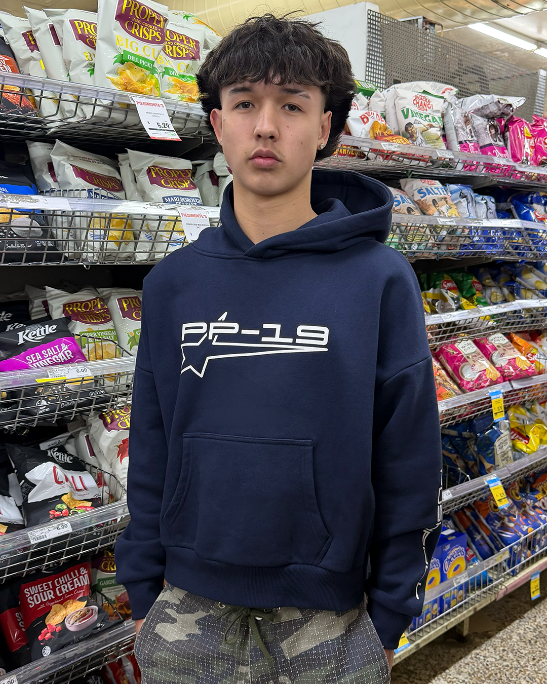 NAVY PP19 SPORT HOODIE