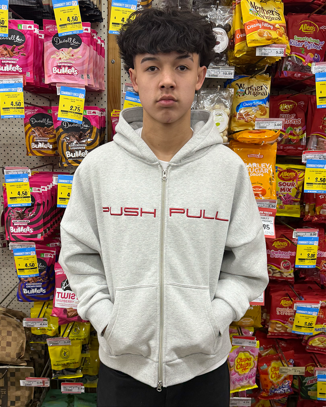 PP SPELLOUT ZIP HOODIE