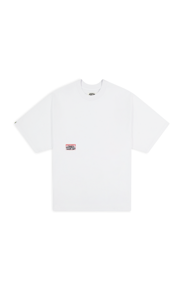 WHITE STICKER SLAP TEE