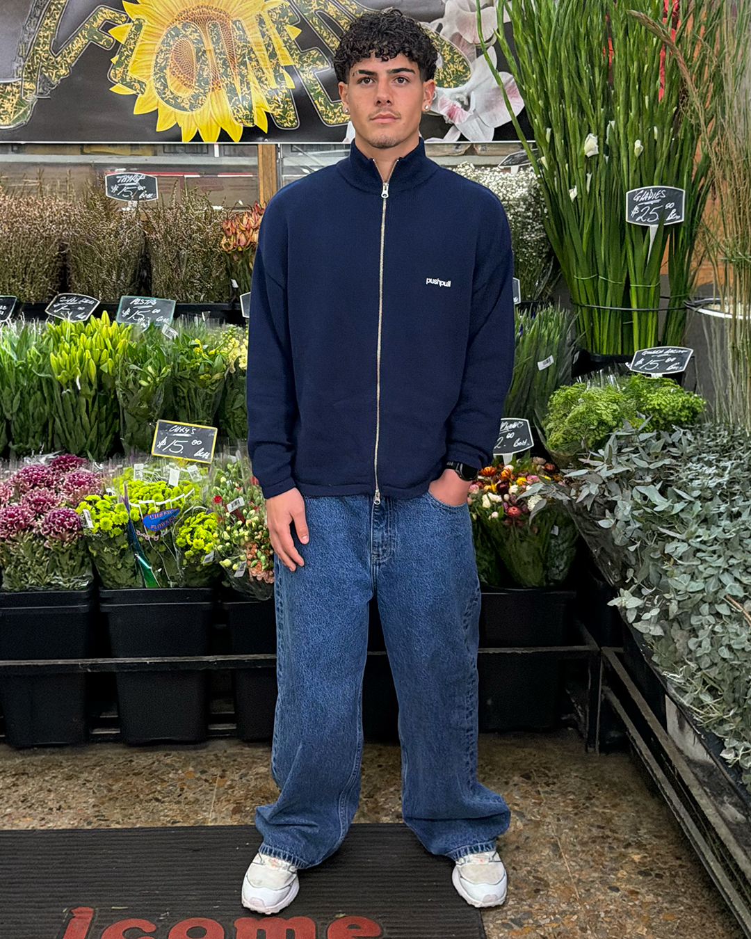 NAVY PP19 SPORT ZIP KNIT
