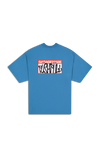 BLUE STICKER SLAP TEE