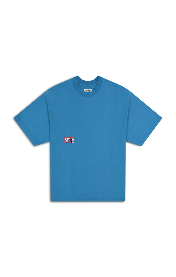 BLUE STICKER SLAP TEE