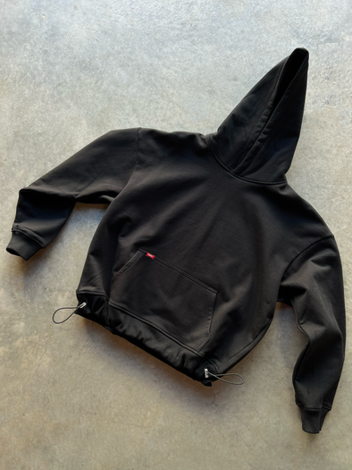 NOT ANOTHER BLACK BLANK HOODIE