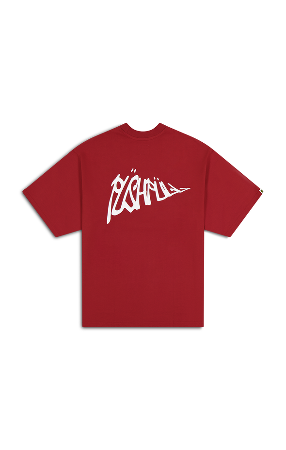 BURNT RED TORNADO TEE