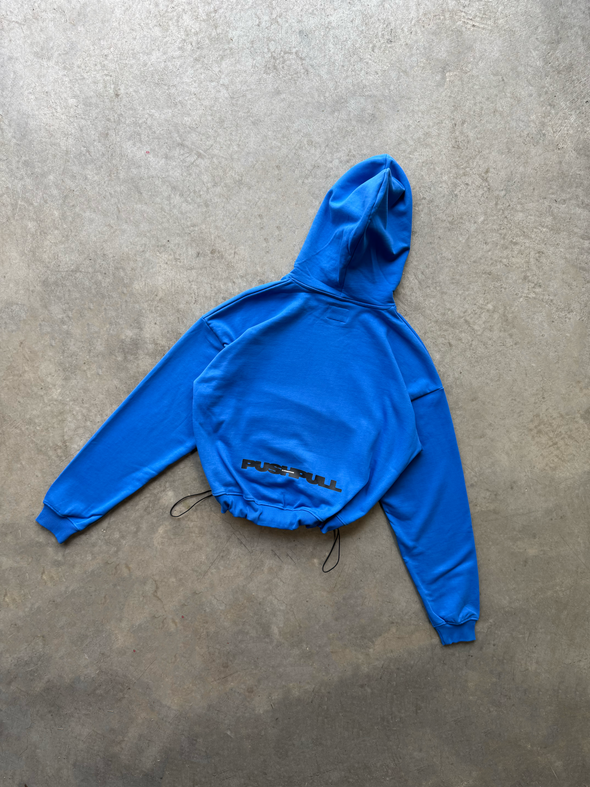 ROYAL BLUE TYPE LOGO HOODIE