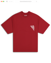 BURNT RED TORNADO TEE