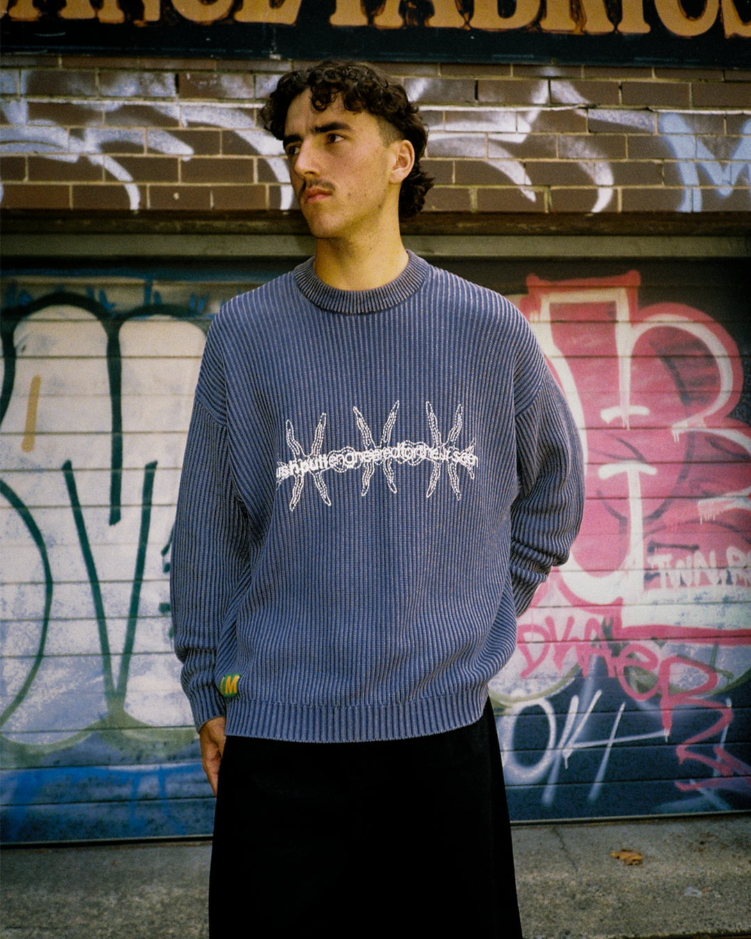 REVERSIBLE BARB WIRE KNIT