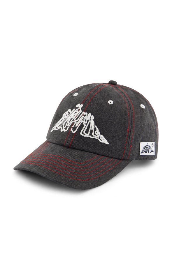 BLACK/RED CALLIGRAPHY CAP