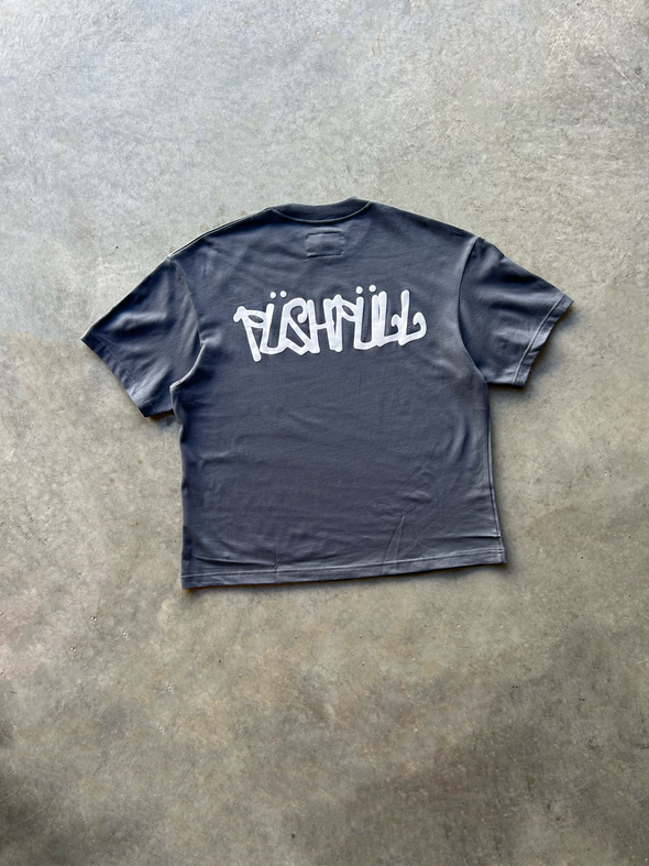 CHARCOAL SCRIPT TEE