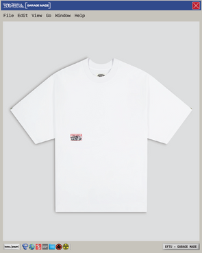 WHITE STICKER SLAP TEE