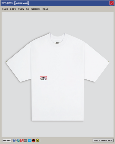 WHITE STICKER SLAP TEE