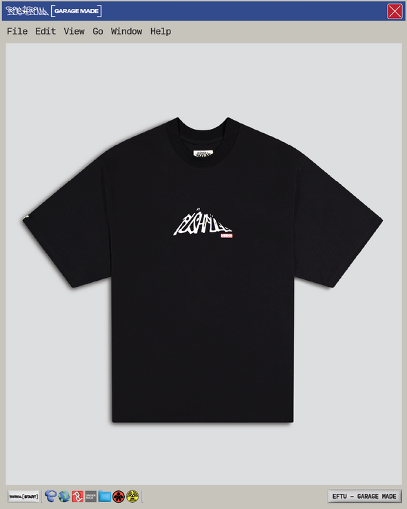 BLACK CALLIGRAPHY TEE