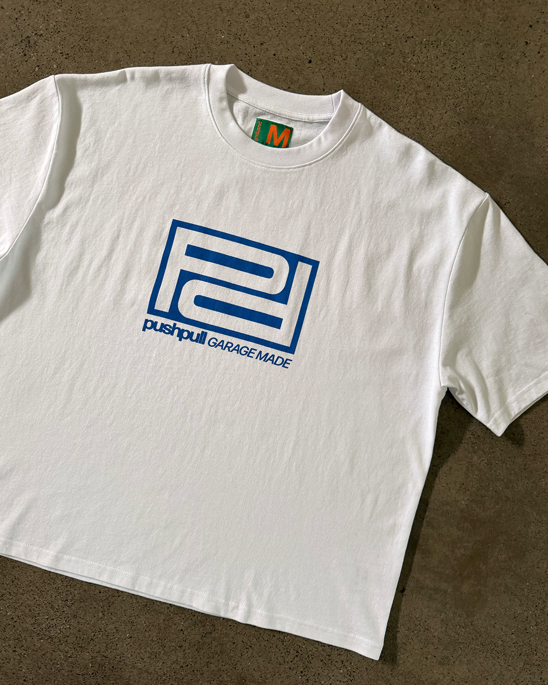 BLUE DOUBLE "P" TEE