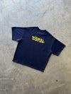 NAVY/YELLOW SMILEY SCRIPT TEE