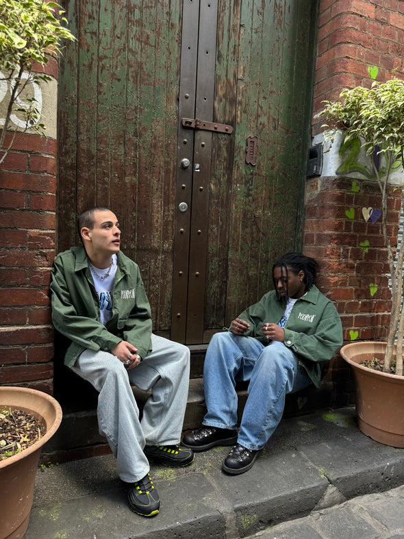 VINTAGE GREEN CANVAS JACKET