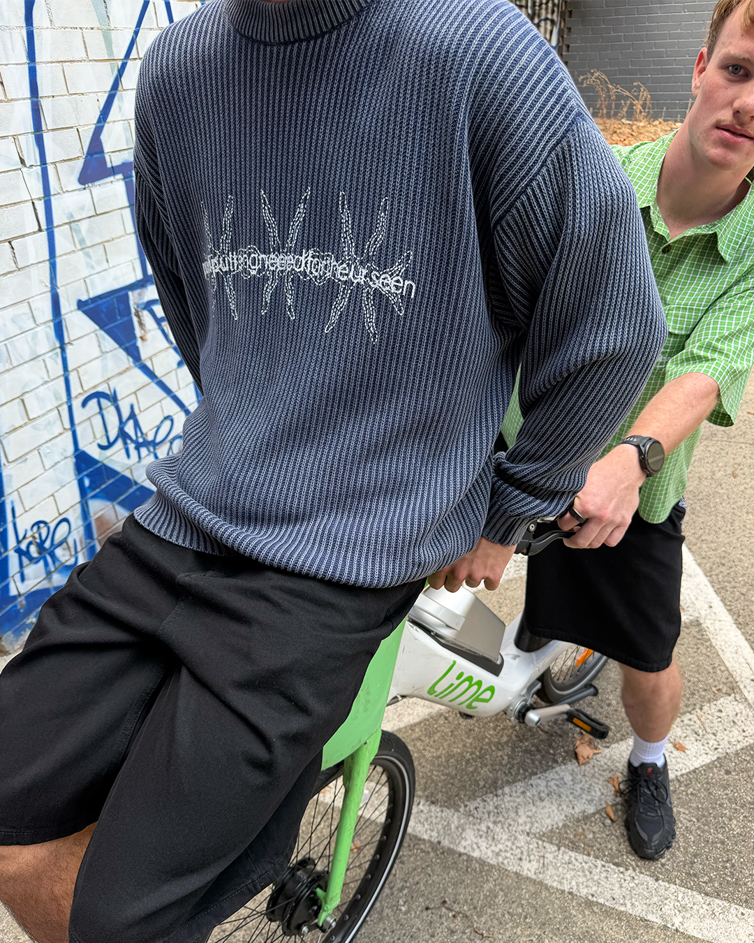 REVERSIBLE BARB WIRE KNIT