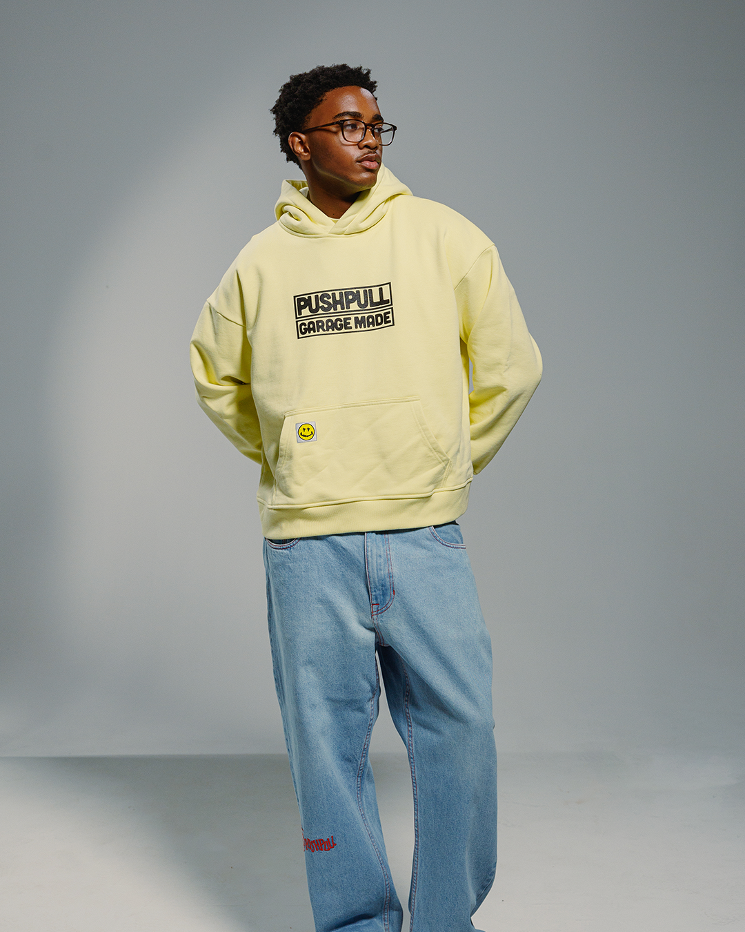 YELLOW HOODIE Push Pull Shop