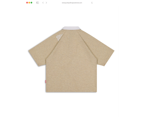 BEIGE MOCKERY POLO