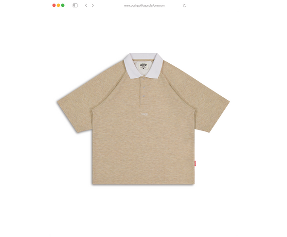 BEIGE MOCKERY POLO