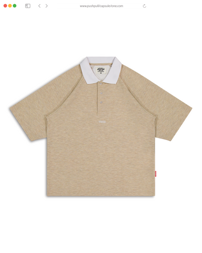 BEIGE MOCKERY POLO