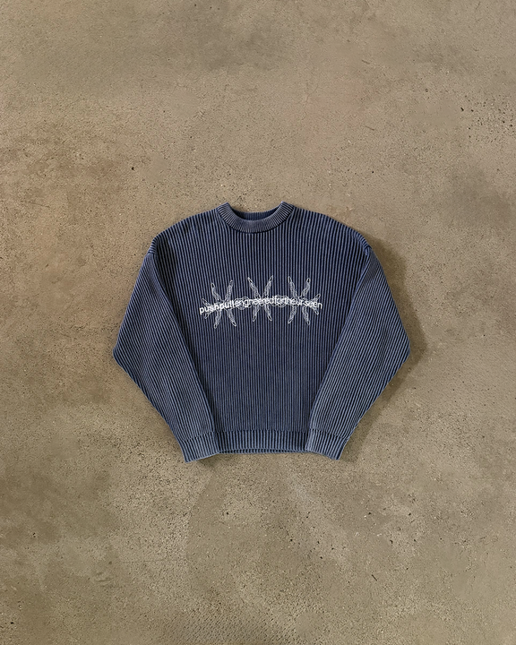 REVERSIBLE BARB WIRE KNIT