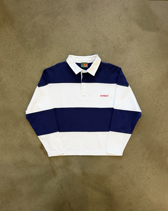 BLUE & WHITE PP RUGBY JUMPER