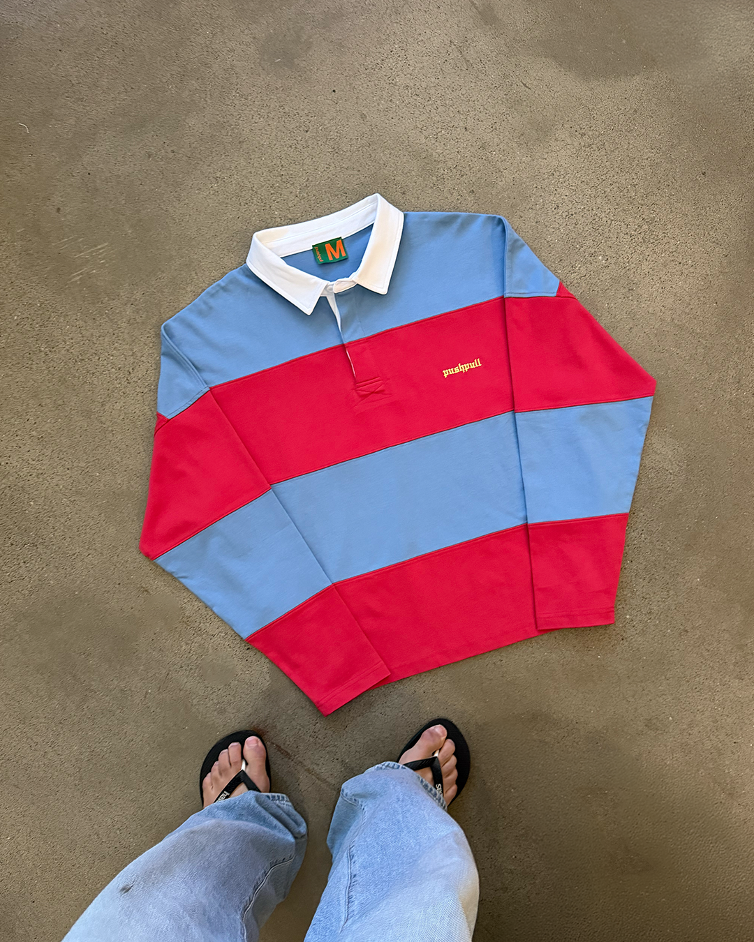 RED & BLUE PP RUGBY JUMPER