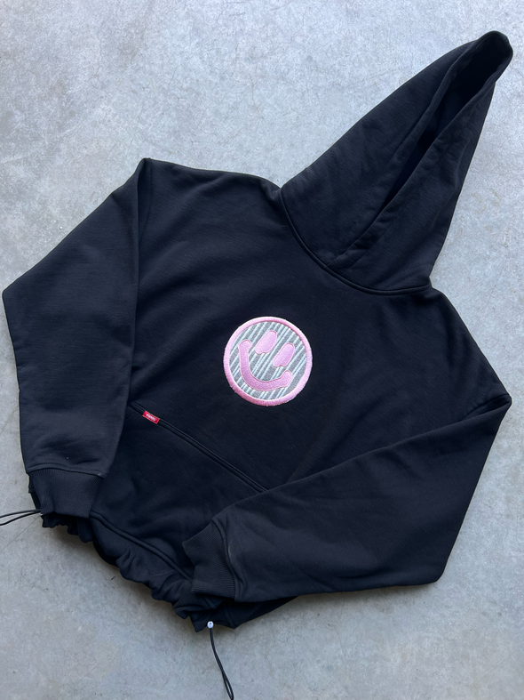 PINK PANTHER SMILEY EMBROID HOOD