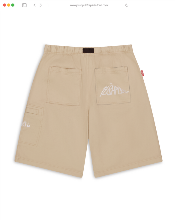 BEIGE PP ALL-PURPOSE SHORTS