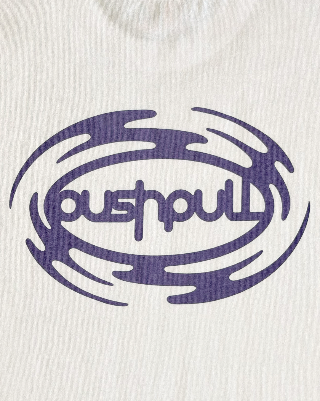 PURPLE SWIRL GRAPHIC T-SHIRT