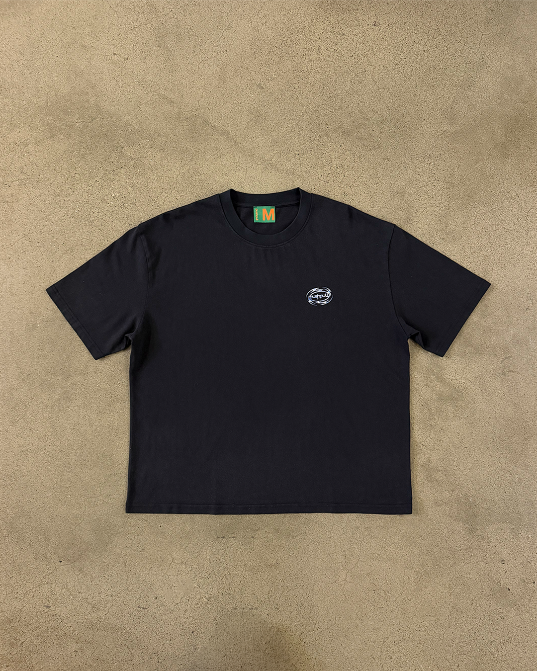 CHROME SWIRL GRAPHIC T-SHIRT