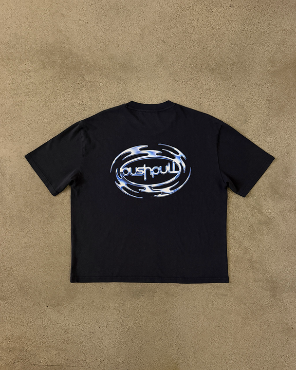 CHROME SWIRL GRAPHIC T-SHIRT