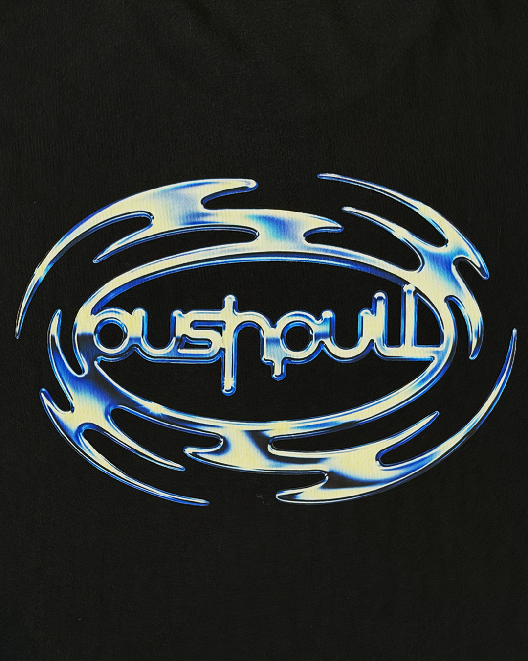 CHROME SWIRL GRAPHIC T-SHIRT