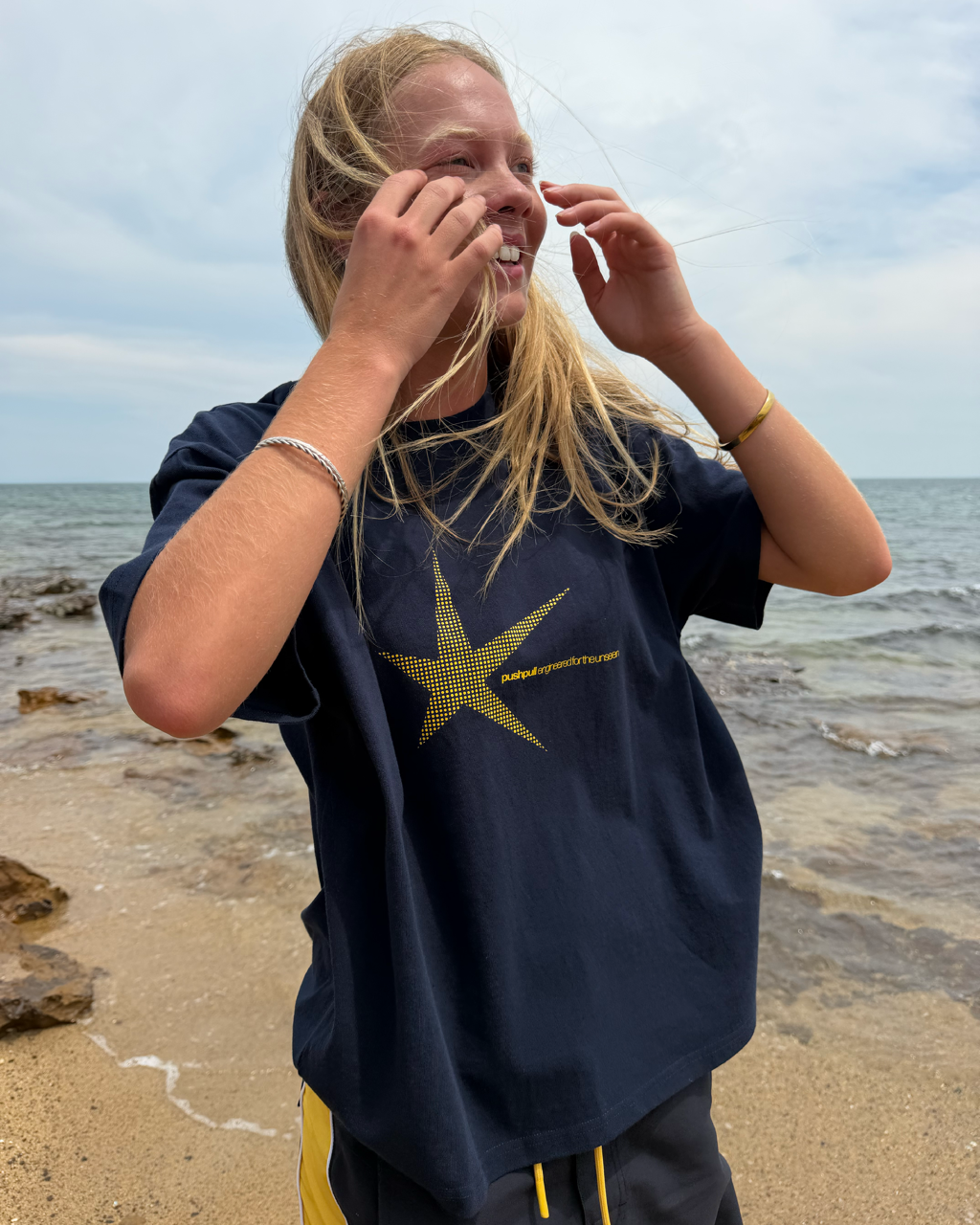 YELLOW STAR T-SHIRT