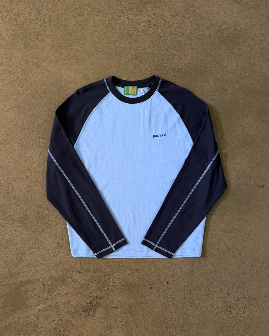 BLUE 2-TONE RAGLAN