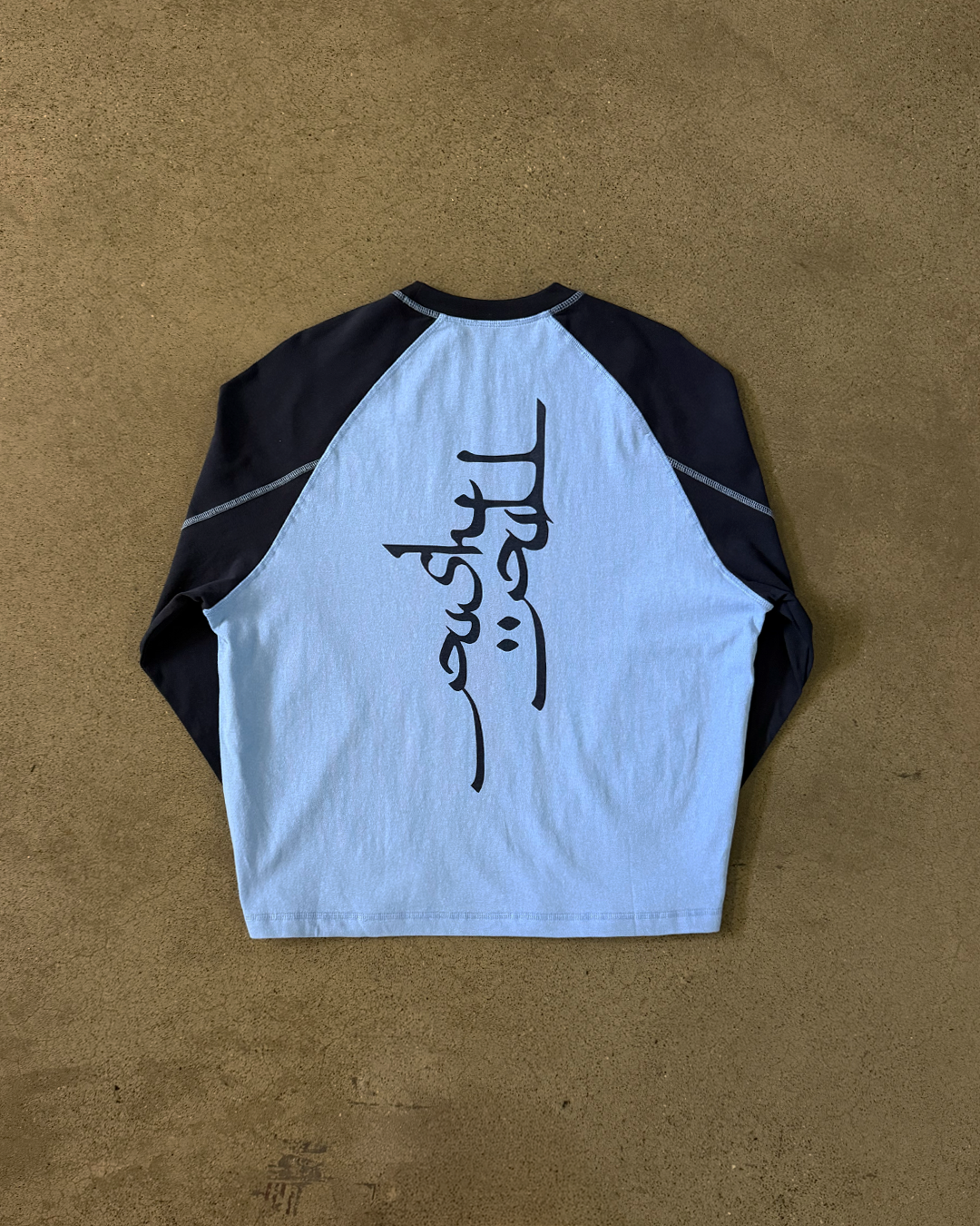 BLUE 2-TONE RAGLAN