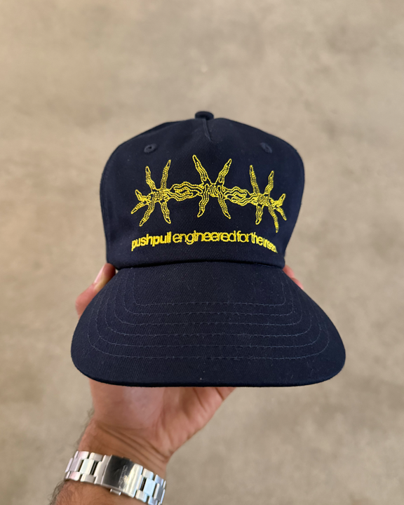 NAVY BARB WIRE CAP