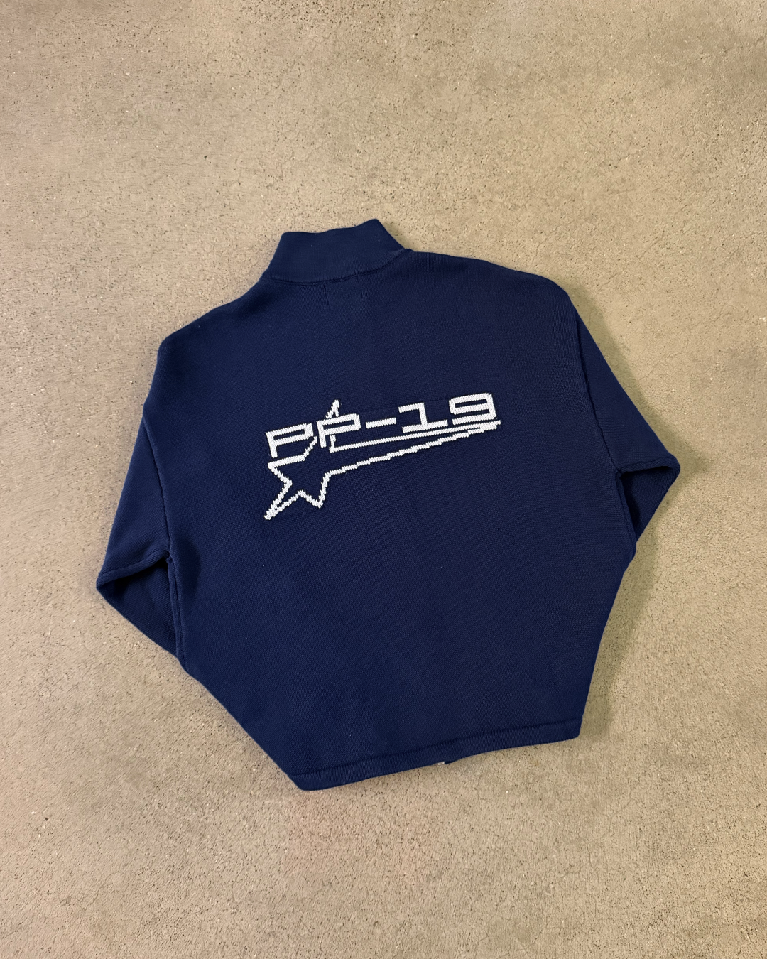 NAVY PP19 SPORT ZIP KNIT
