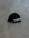 BLACK SCRIPT BEANIE