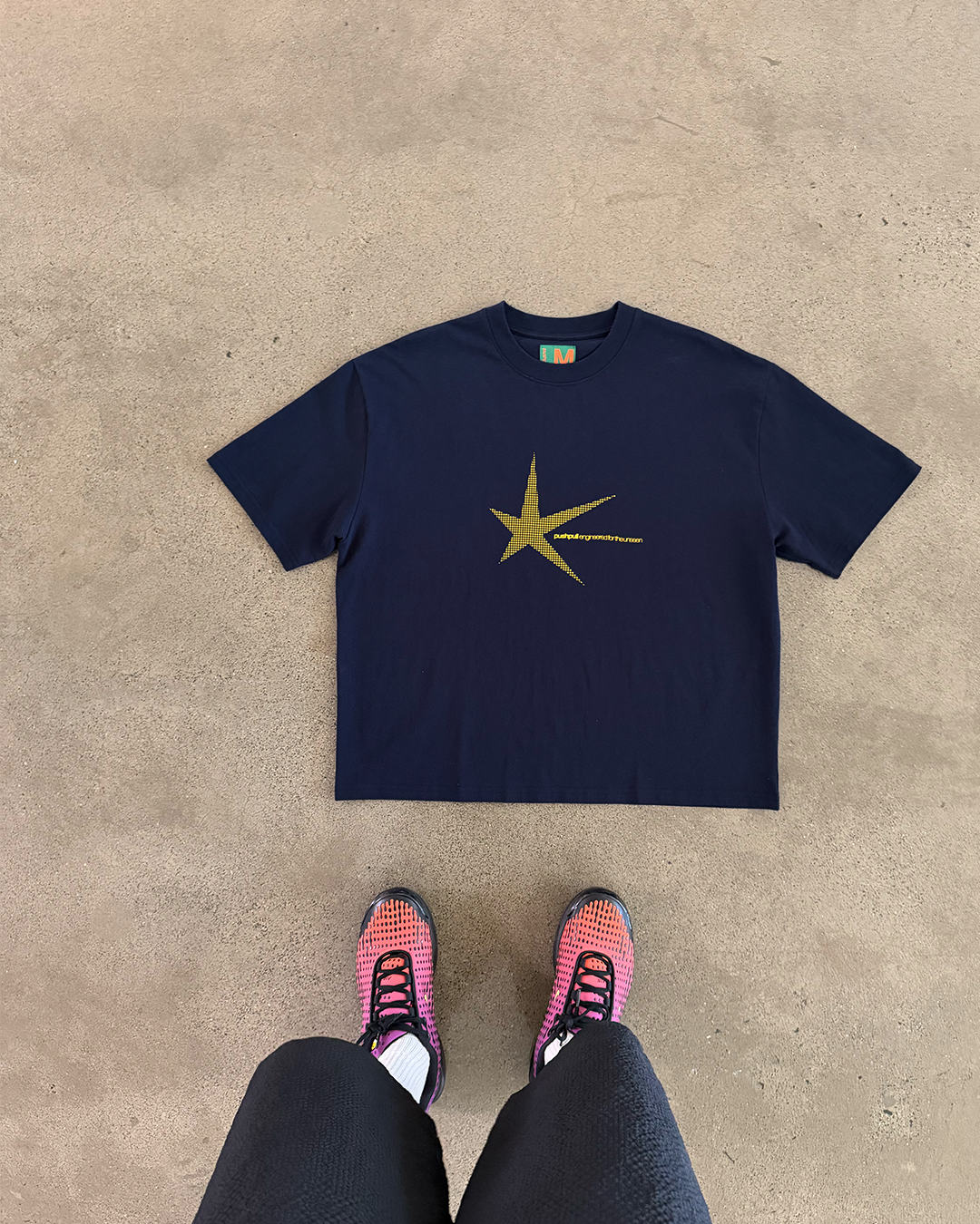YELLOW STAR T-SHIRT