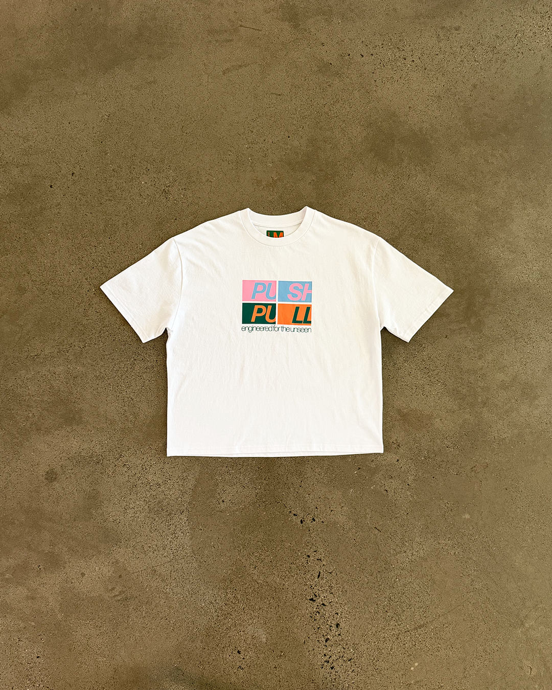 WHITE MULTI COLOUR P T-SHIRT